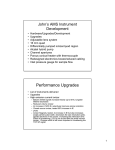 John`s AMS Instrument Developoment