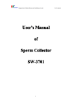 User`s Manual of Sperm Collector SW-3701