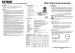 Extech Users Manual Model 45118