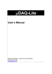 uDAQ-lite Manual - EAGLE Technology