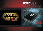 Pyle Amplifiers User Manual