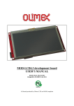 MOD-LCD4.3 development board USER`S MANUAL