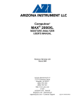 (Computrac) MAX® 2000XL Advantage User`s Manual244253