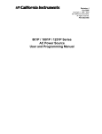 P Series User and Progr Manual Rev J