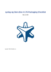 syslog-ng Store Box 3 LTS Packaging Checklist