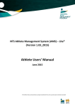 AMS-Lite User`s Manual - NTS Athlete Management System (AMS