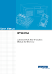 Advantech RTM-5104 User Manual