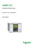 VAMP 210 manual - Schneider Electric België