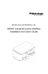 Metrologic MX001 Industrial Control Interface User Guide