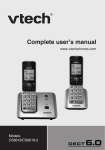 VTech Cordless Phone User Manual