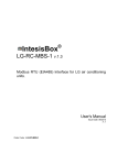 IntesisBox LG-RC-MBS-1 English User Manual