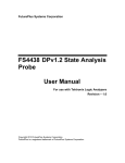 FS4438 DPv1.2 State Analysis Probe User Manual