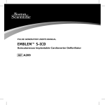 emblem™ s-icd - pulse generator user`s manual