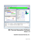 SIS Thermal Desorption Software - Scientific Instrument Services, Inc.