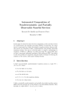 Automated Composition of Nondeterministic and Partially