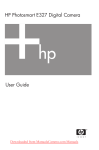 HP PhotoSmart E327 User`s Manual