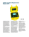 5000V Graphical Megohmmeter Model 5070