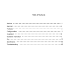 Table of Contents Preface ···················································