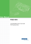 User Manual PCIE-1810 - download.advantech.com