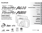 FinePix A610/FinePix A800 Manual