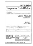 Q64TCTT(BW) - User`s Manual (Installation) IB(NA