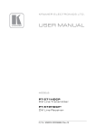 USER MANUAL - Herman Pro AV