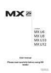 MX U6 MX U8 MX U10 MX U12