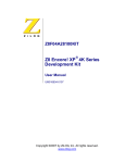Z8 Encore! XP 4K Series Development Kit User Manual