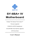 SY-6BA+ IV Motherboard