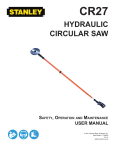 HYDRAULIC CIRCULAR SAW - Pdfstream.manualsonline.com