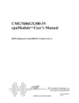 CMG7686GX300-3V cpuModuleTM User`s Manual