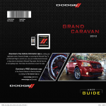 2012 Dodge Grand Caravan User`s Guide