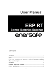 ESOL 1 y 3kva Battery Pack User Manual