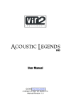 Acoustic Legends HD Manual