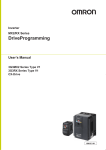 MX2/RX Series Inverter DriveProgramming User`s Manual