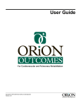 User Guide - Orion Software Development