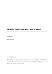 MiddleEast Software User Manual