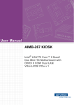 User Manual AIMB-267 KIOSK