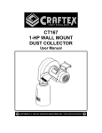 CT167 1-HP WALL MOUNT DUST COLLECTOR
