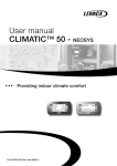 User manual CLIMATIC™ 50 - NEOSYS