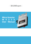 Micro Inverter W V 2 3 0 User Manual