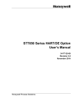 STT850 SmartLine HART/DE Option User manual, 34-TT-25-06