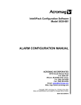 IntelliPack Configuration Software User`s Manual