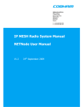 IP MESH Radio System Manual NETNode User Manual