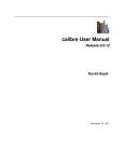 calibre User Manual Release 0.9.12 Kovid Goyal