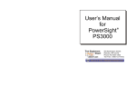 User`s Manual for PowerSight PS3000