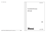 Ferm Radial Tile Cutter FRTC-550