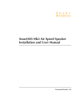 SmartASS Mk2 Air Speed Speaker Installation and User Manual