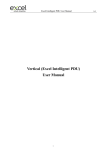 Vertical (Excel Intelligent PDU) User Manual - Excel