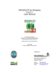 Woodlot for Windows - Ministry of Forests, Lands & Natural